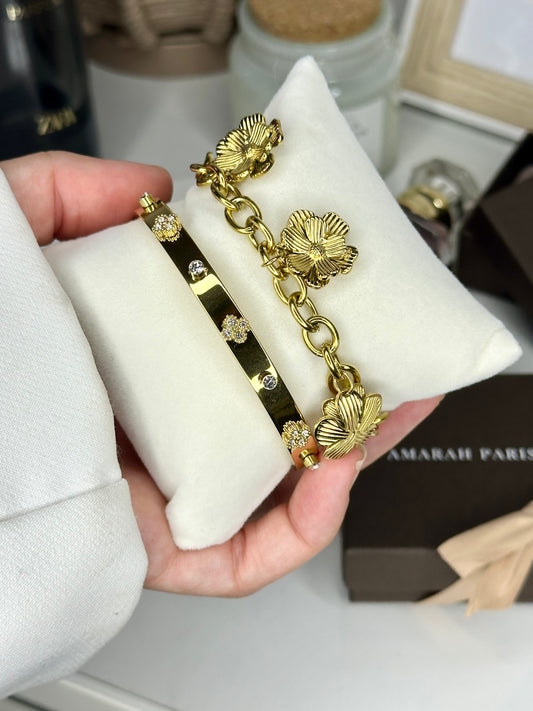 Set Golden Flora